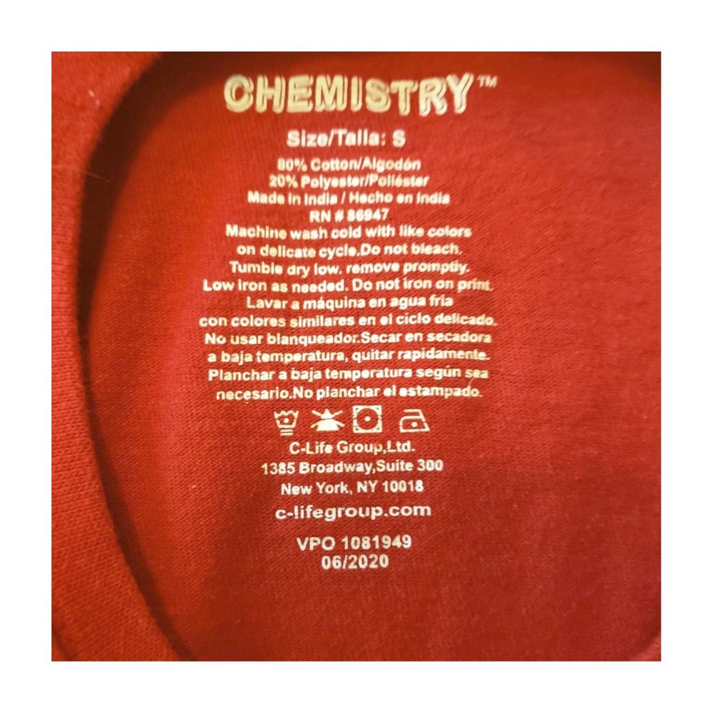 Chemistry “’Tis the Season to Sparkle” Holiday Top Size L - Picture 5 of 8